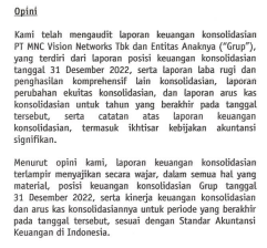 Opini Auditor IPTV