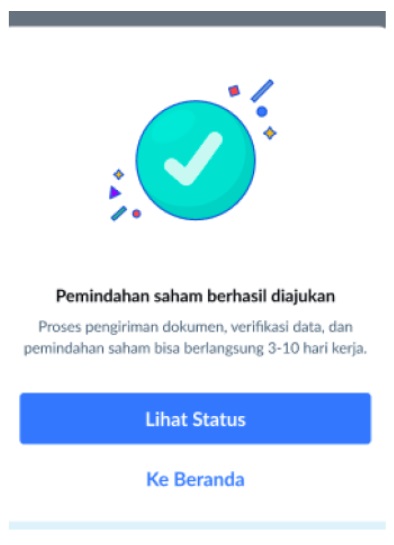Pindah Saham ke Ajaib Langkah 6