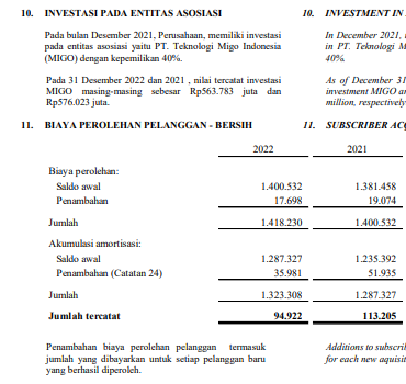 Amortisasi IPTV